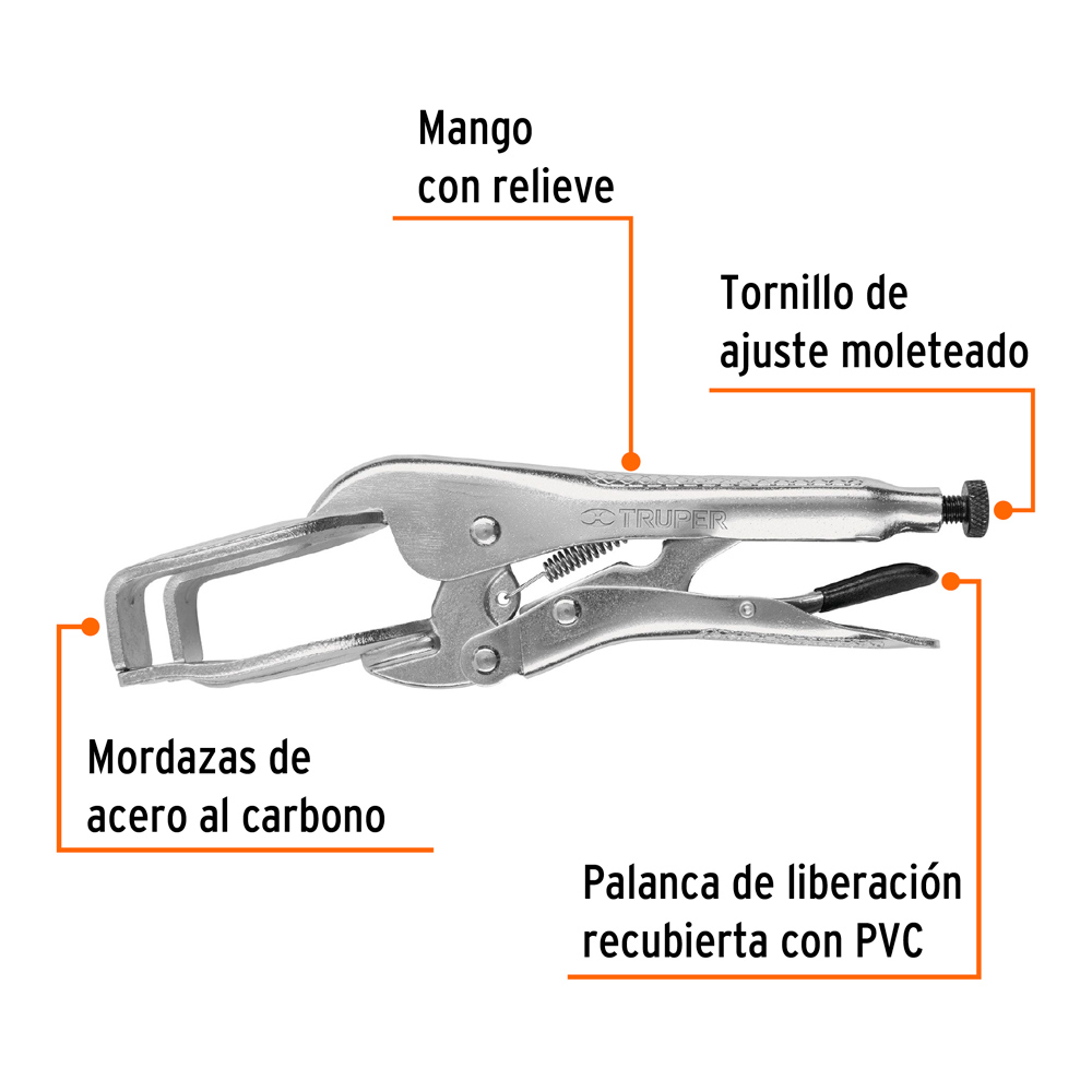 ALICATE DE PRESIÓN 9' SOLDADORA TRUPER - 2
