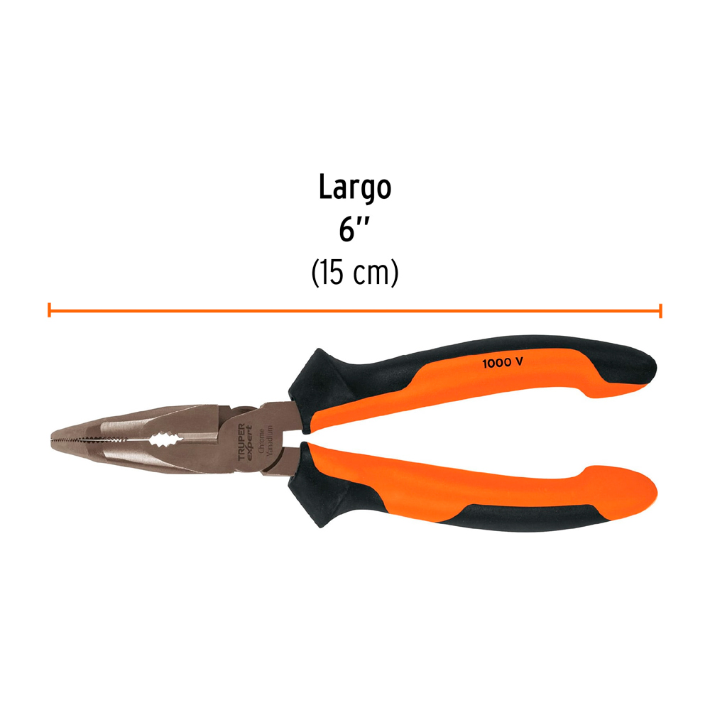 ALICATE DE PUNTA CURVA 6' MANGO COMFORT GRIP TRUPER EXPERT - 3