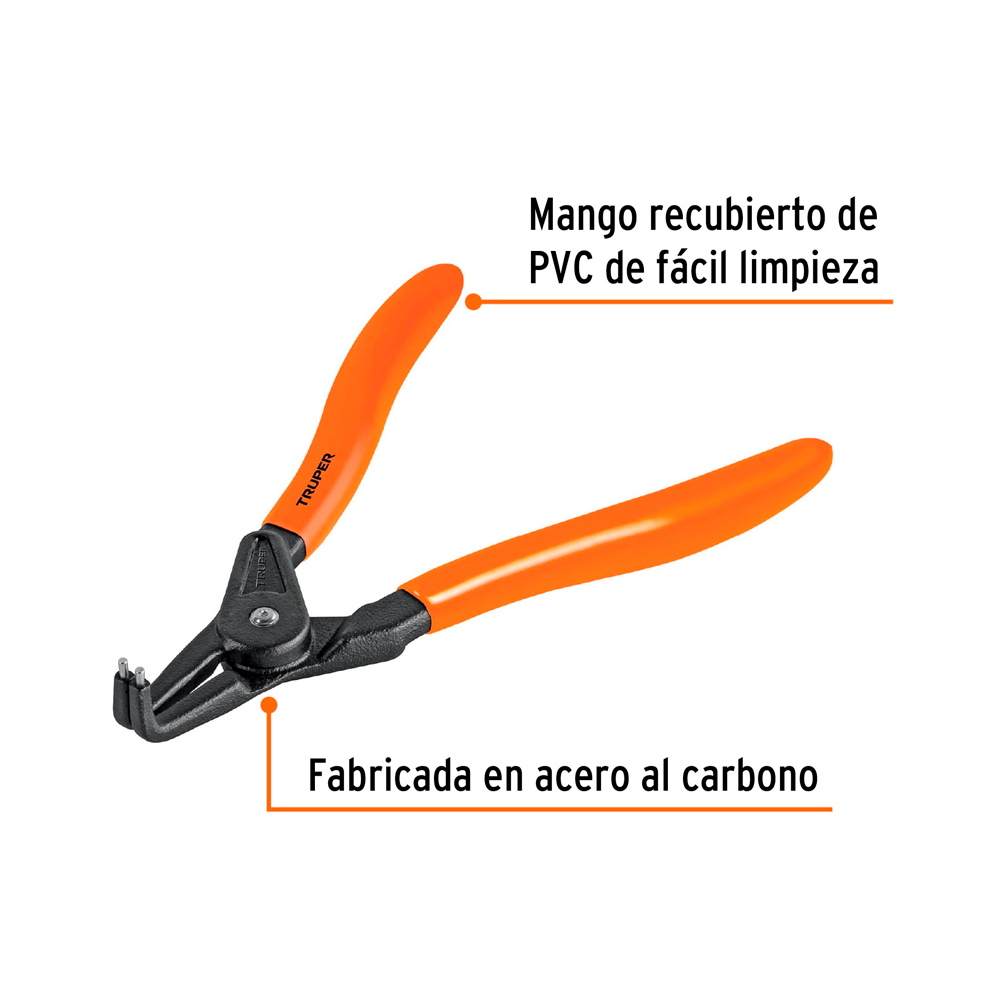 ALICATE PUNTA A 90° 6-3/4' PARA ABRIR ANILLOS MANGO DE PVC - 2