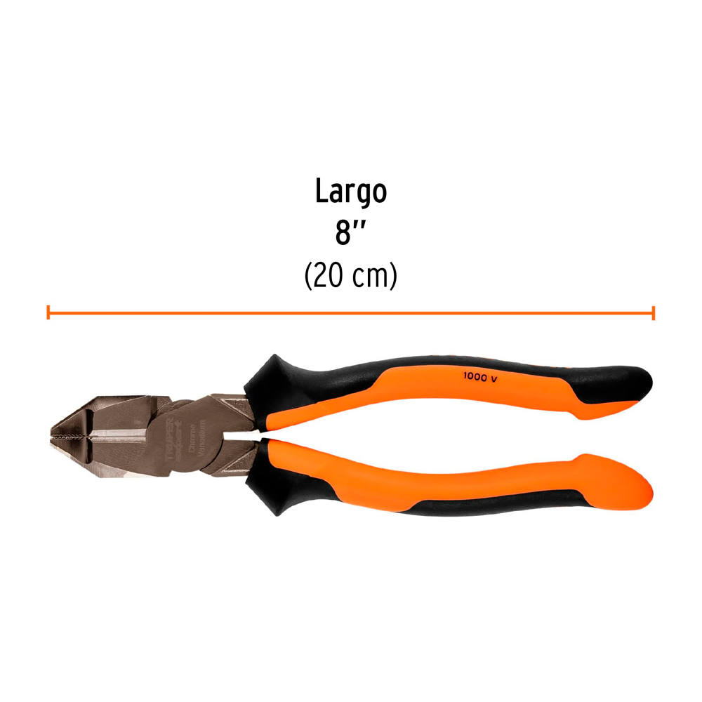ALICATE UNIVERSAL PROFESIONAL 8' MANGO COMFORT GRIP TRUPER EXPERT - 3