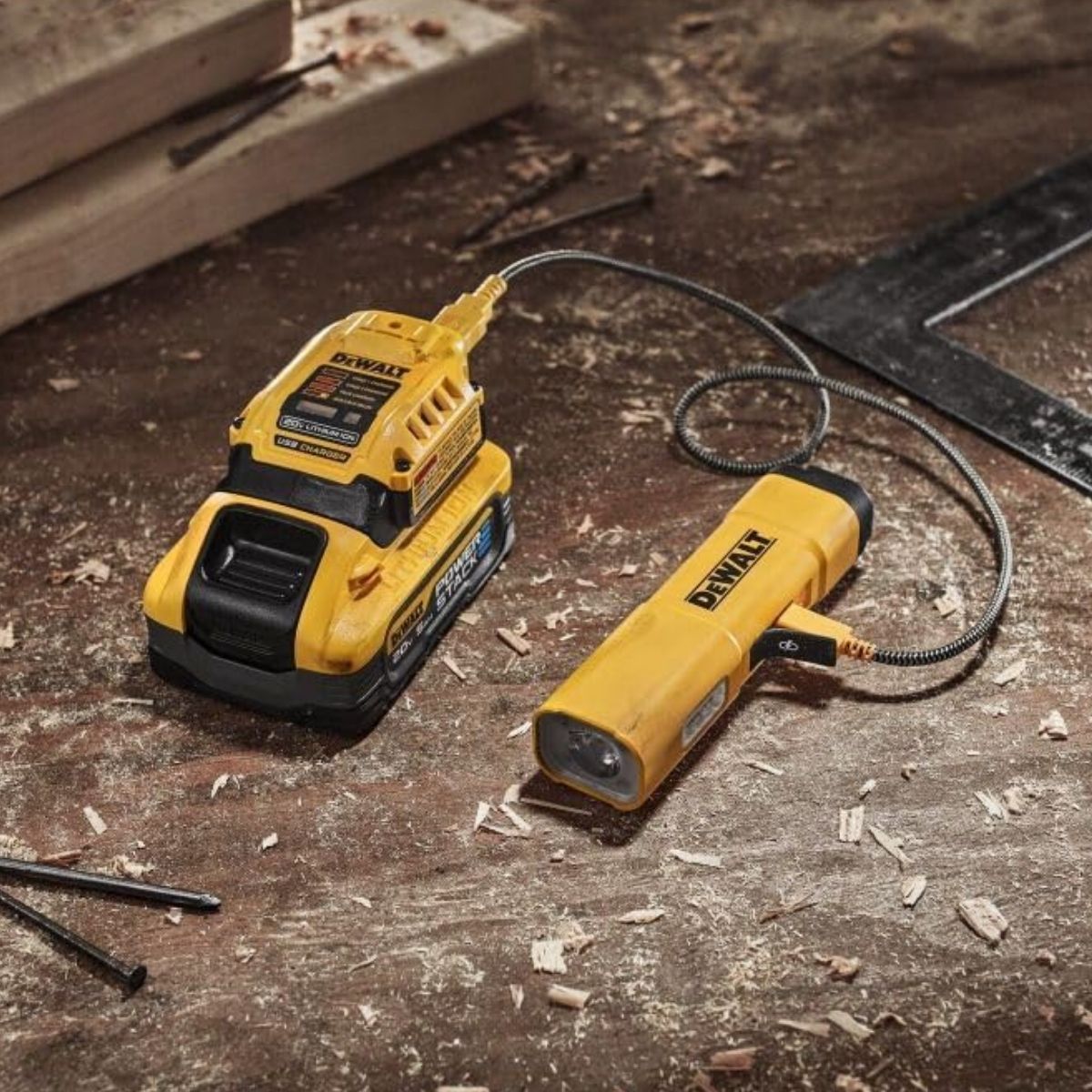 LINTERNA LED RECARGABLE USB-C DEWALT DCL183 - 5