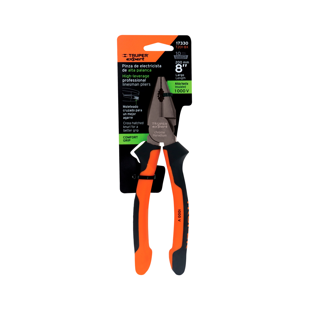 ALICATE UNIVERSAL 8' MANGO COMFORT GRIP TRUPER EXPERT - 4