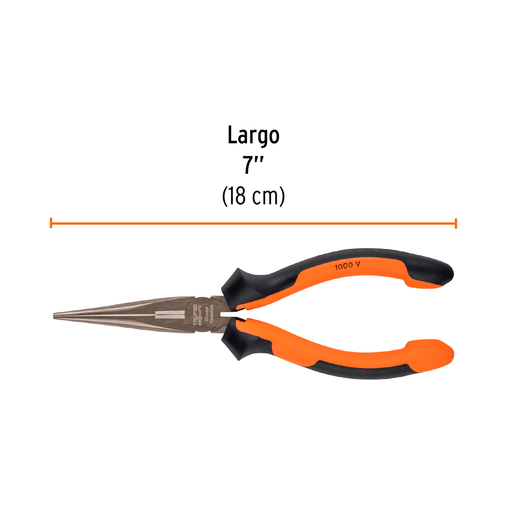 ALICATE DE PUNTA Y CORTE 7' MANGO COMFORT GRIP TRUPER EXPERT - 3