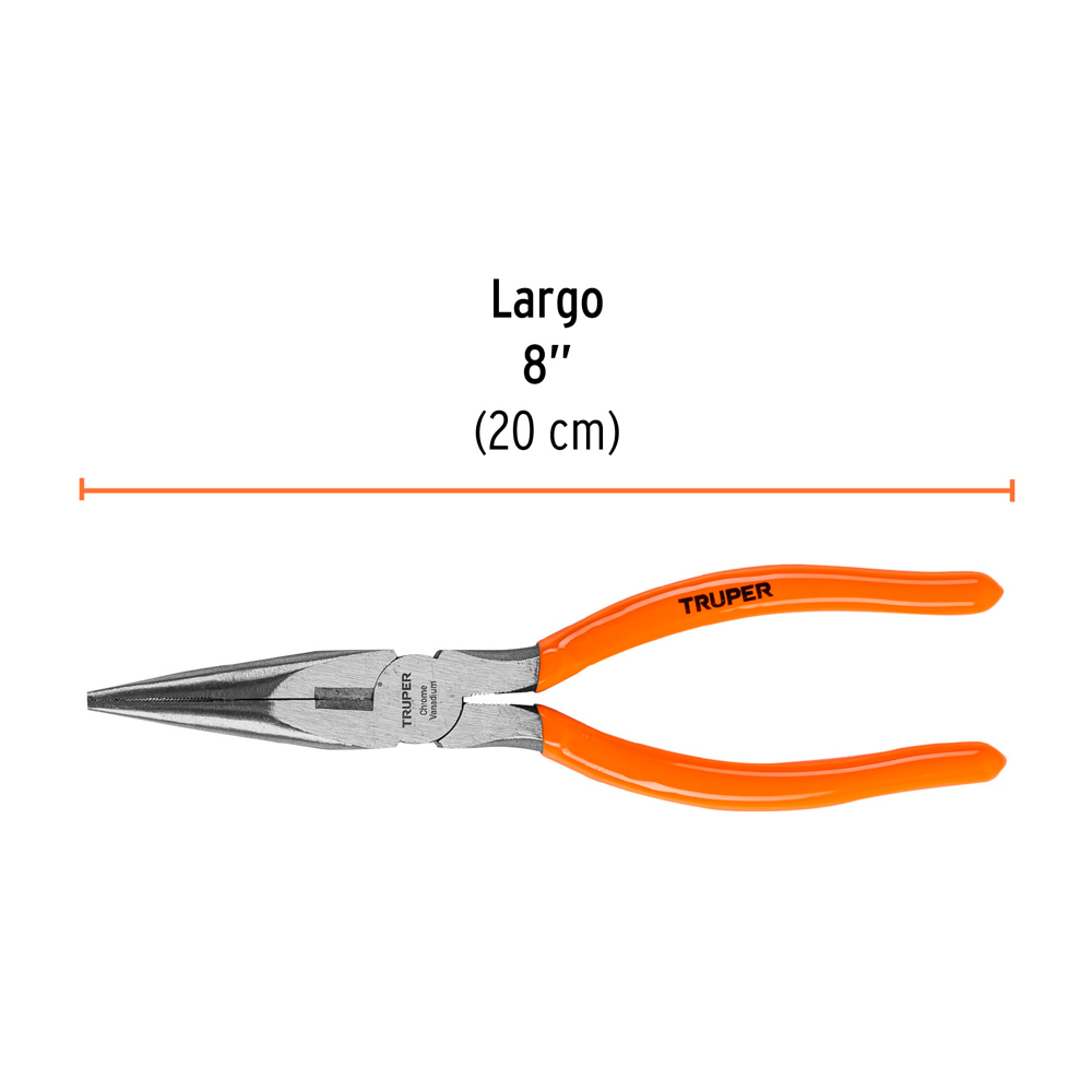 ALICATE DE PUNTA Y CORTE 8' MANGO DE PVC TRUPER - 3