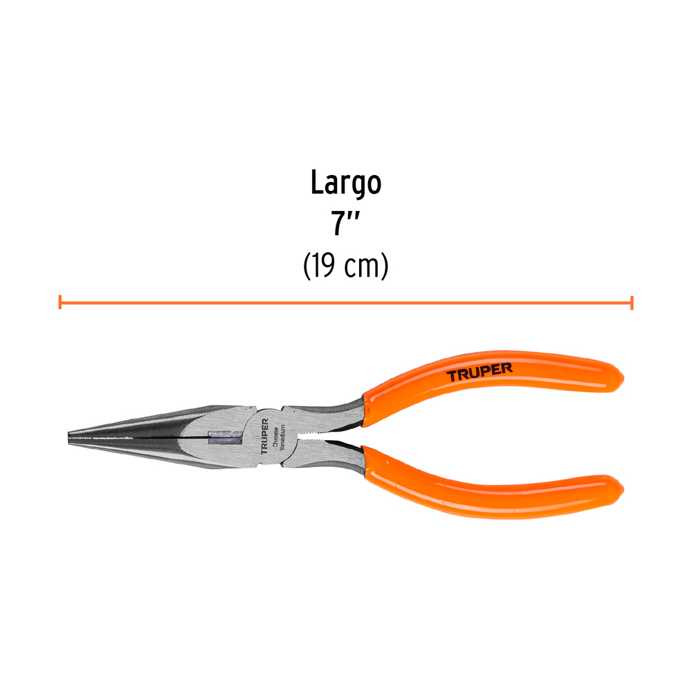 ALICATE DE PUNTA Y CORTE 7' MANGO DE PVC TRUPER - 3