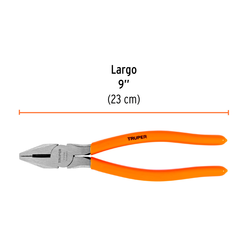 ALICATE UNIVERSAL 9' MANGO DE PVC TRUPER - 3