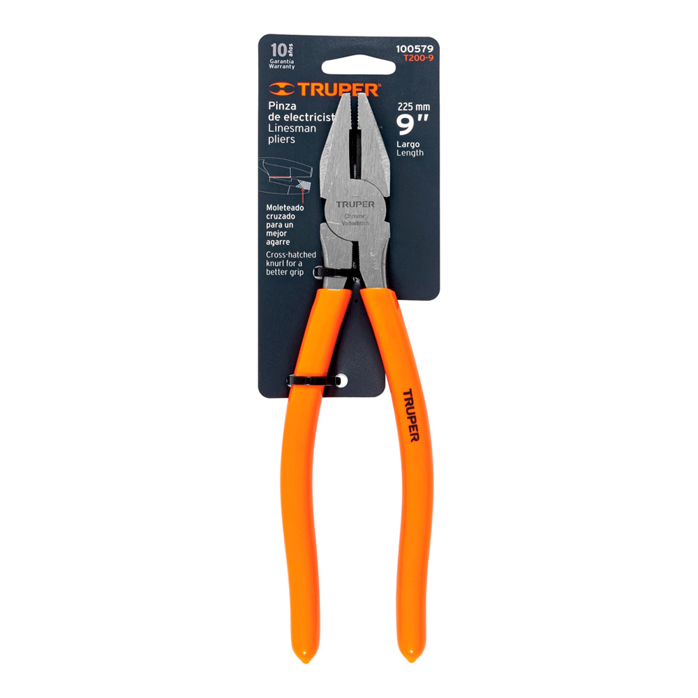 ALICATE UNIVERSAL 9' MANGO DE PVC TRUPER - 4