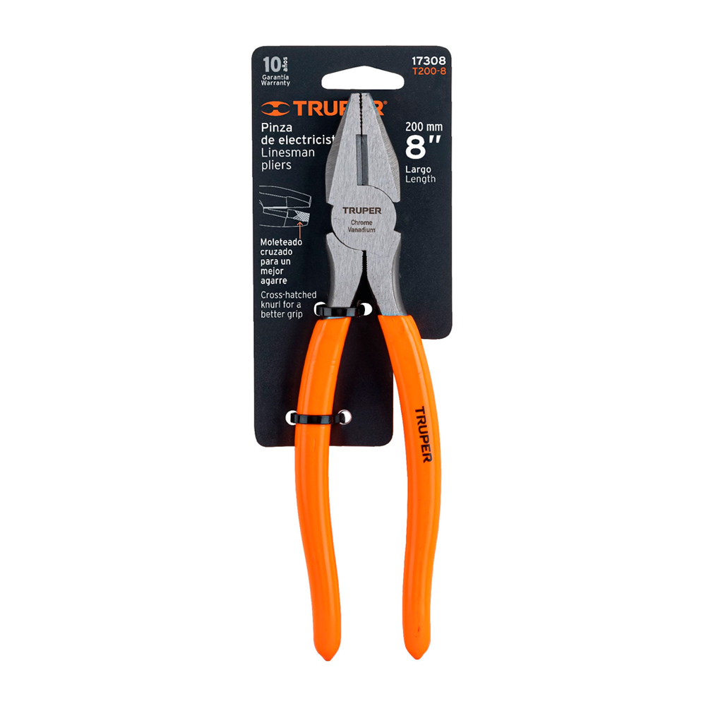 ALICATE UNIVERSAL 8' MANGO DE PVC TRUPER - 4