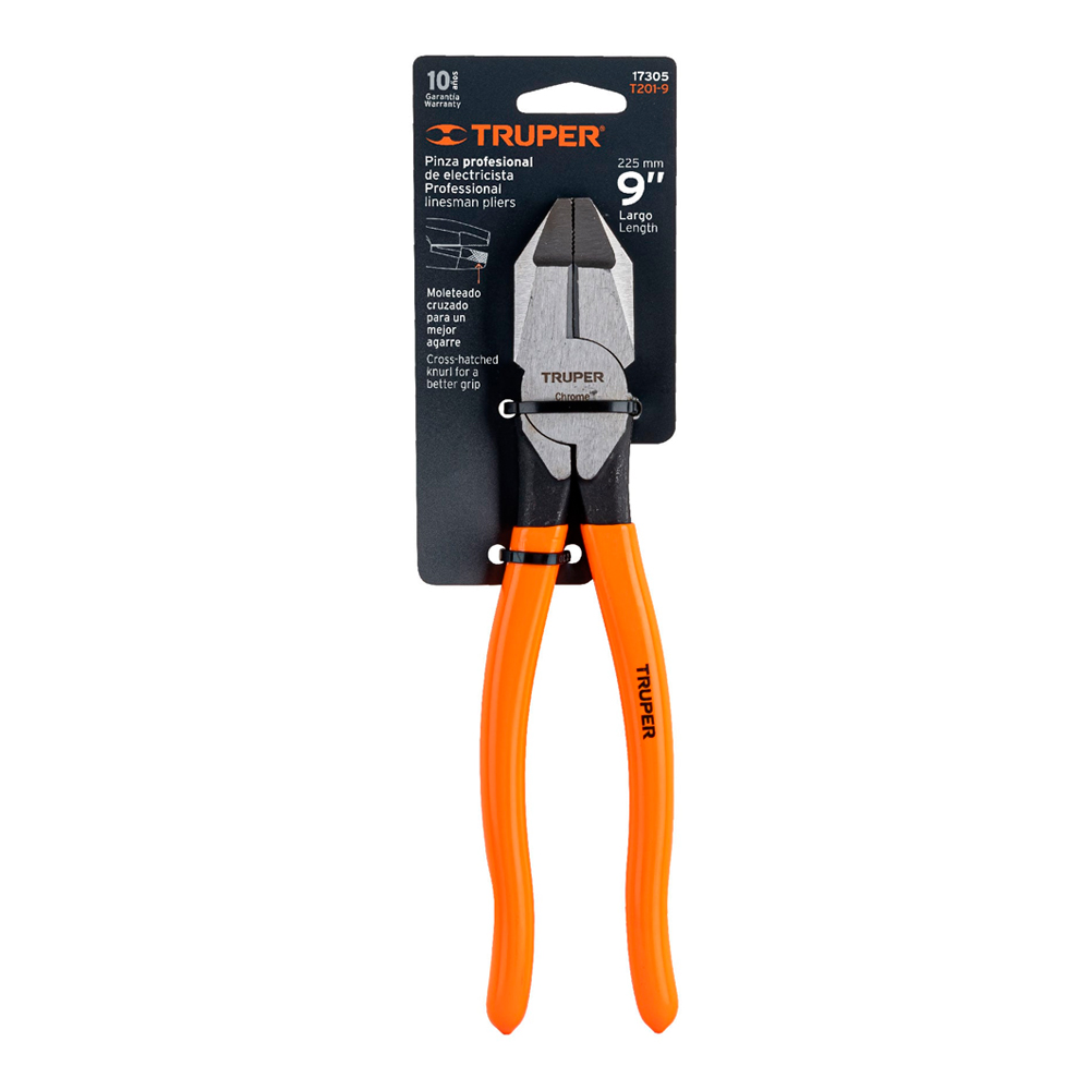 ALICATE UNIVERSAL PROFESIONAL 9' MANGO DE PVC TRUPER - 4