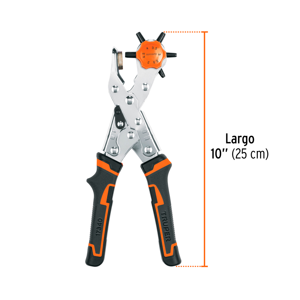 ALICATE SACABOCADOS 9' MANGO DE PVC TRUPER - 3