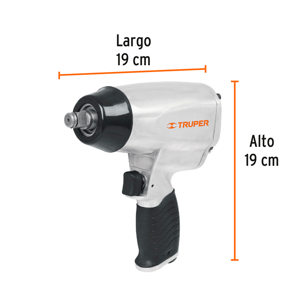 KIT DE LLAVE DE IMPACTO 1/2' CON ESTUCHE PLÁSTICO TRUPER - 4