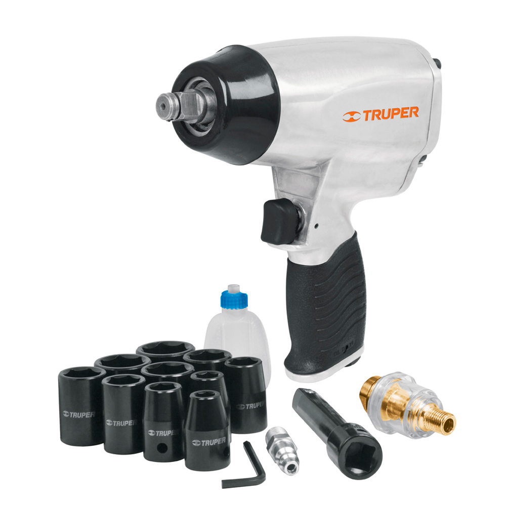 KIT DE LLAVE DE IMPACTO 1/2' CON ESTUCHE PLÁSTICO TRUPER - 5