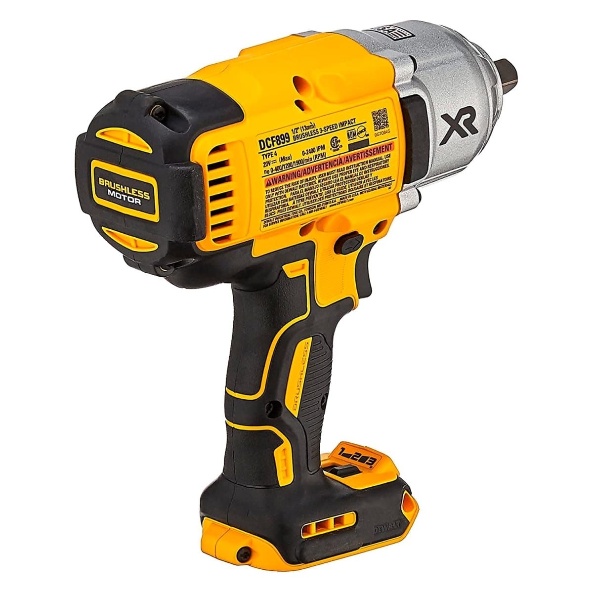 LLAVE DE IMPACTO BL XR 1/2' 20V 950NM DEWALT DCF899B-B3 - 2