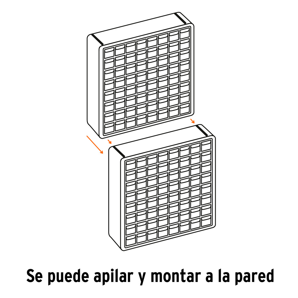 GAVETERO DE NIVELES CON 16 GAVETAS TRUPER - 4