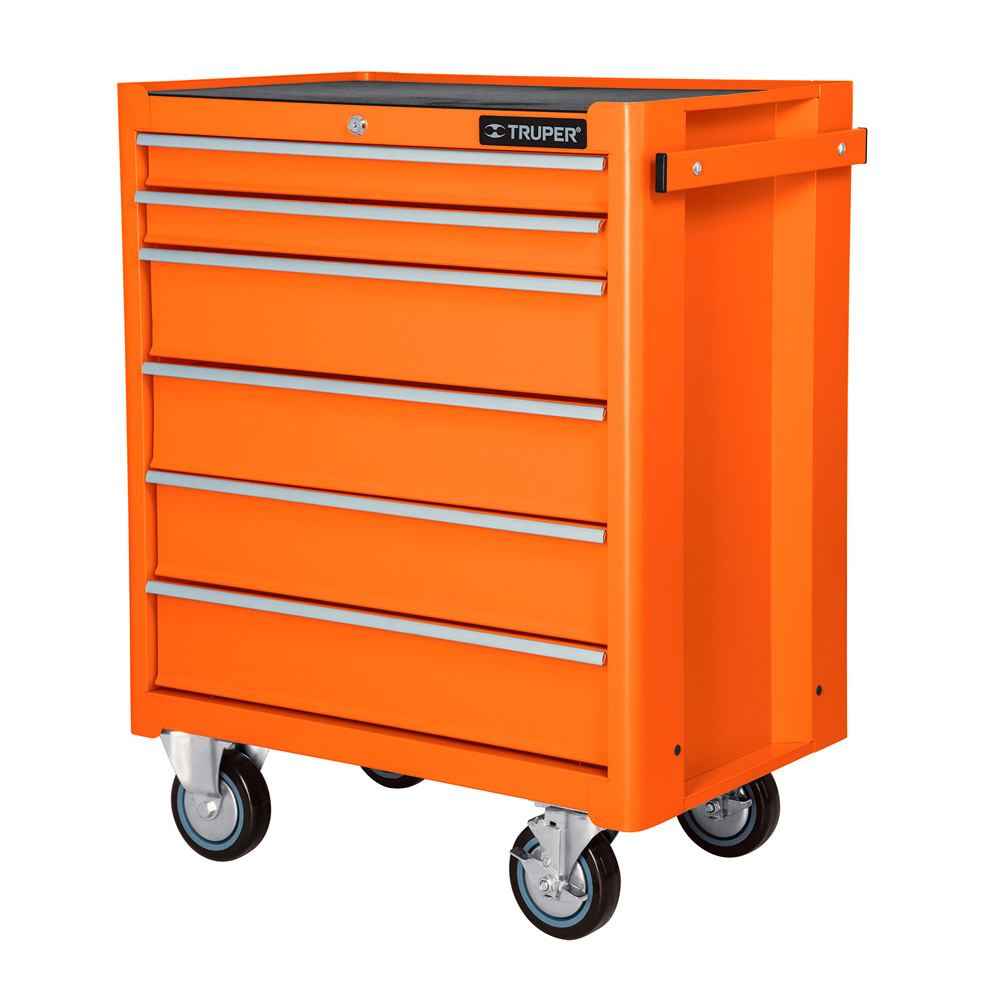 GABINETE METÁLICO MÓVIL 6 CAJONES CAPACIDAD 130 KG TRUPER - 1