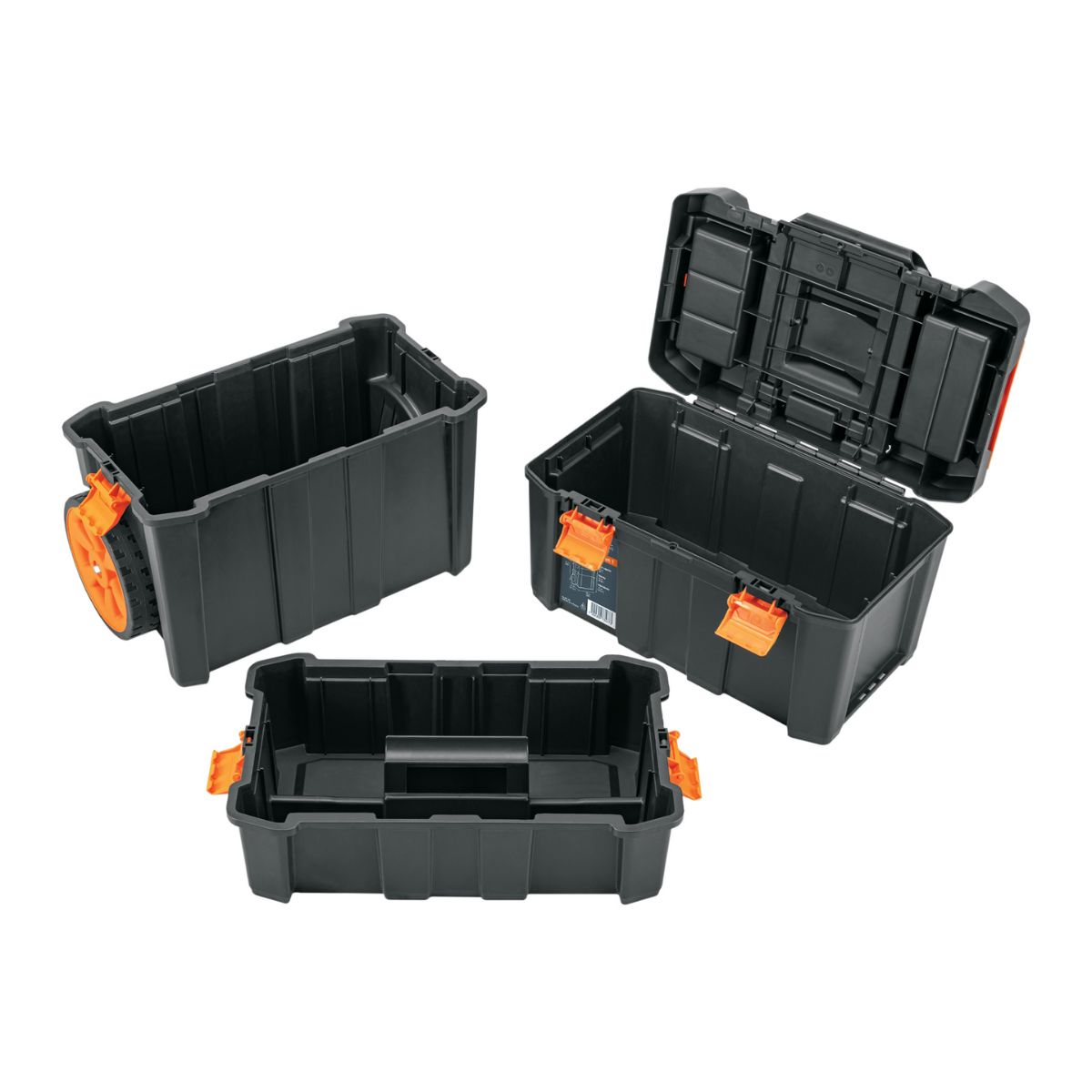 CAJA PARA HERRAMIENTAS 3 EN 1 CON RUEDAS CHP-1925R TRUPER - 5