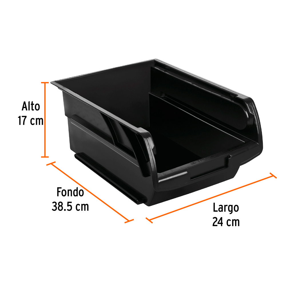 GAV-4.5 GAVETA APILABLE DE PLÁSTICO 38.5 X 24 X 17 CM TRUPER - 3