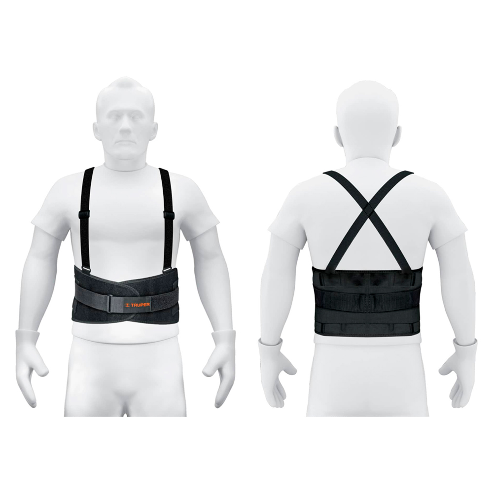 FAJA LUMBAR CON TERCER CINTURÓN TALLA XG TRUPER - 3