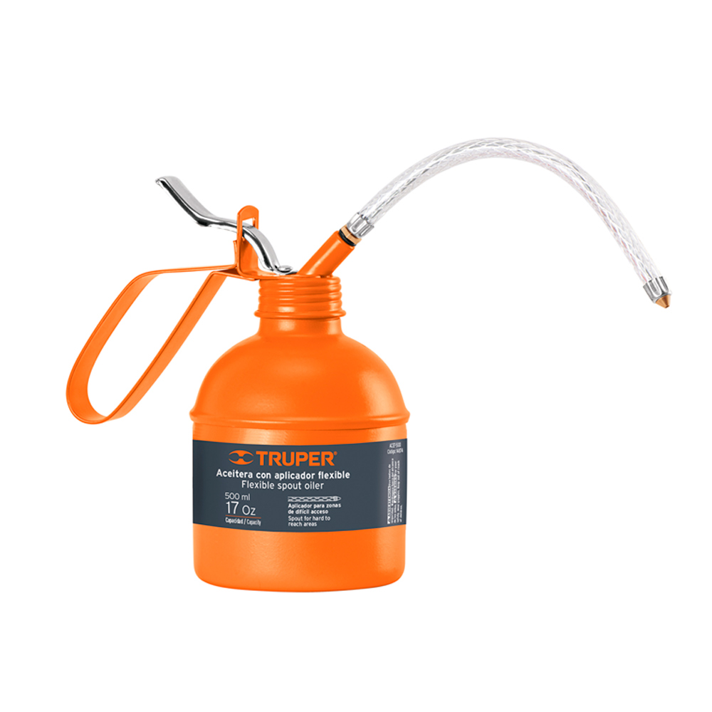 ACEITERA DE 500 ML (17 OZ) CON APLICADOR FLEXIBLE TRUPER - 1