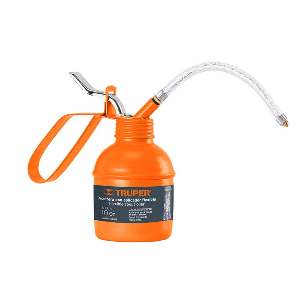 ACEITERA DE 300 ML (10 OZ) CON APLICADOR FLEXIBLE TRUPER - 1