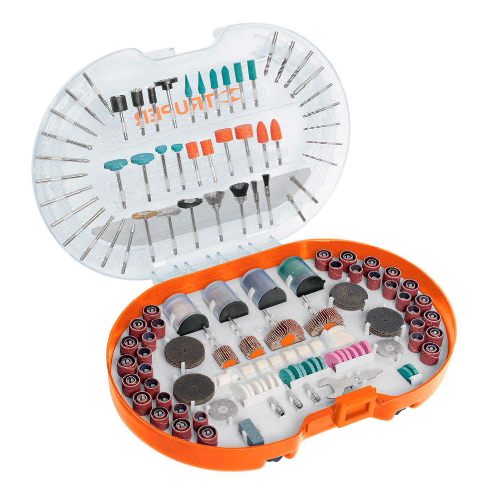 KIT CON 276 ACCESORIOS PARA MINI RECTIFICADORA TRUPER - 1