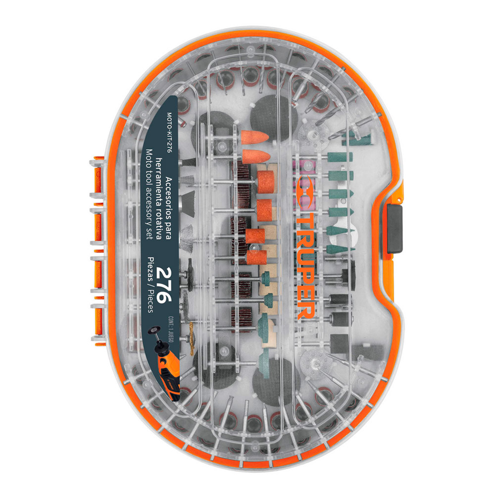 KIT CON 276 ACCESORIOS PARA MINI RECTIFICADORA TRUPER - 3