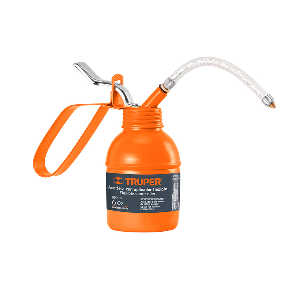 ACEITERA DE 180 ML (6 OZ) CON APLICADOR FLEXIBLE TRUPER - 1