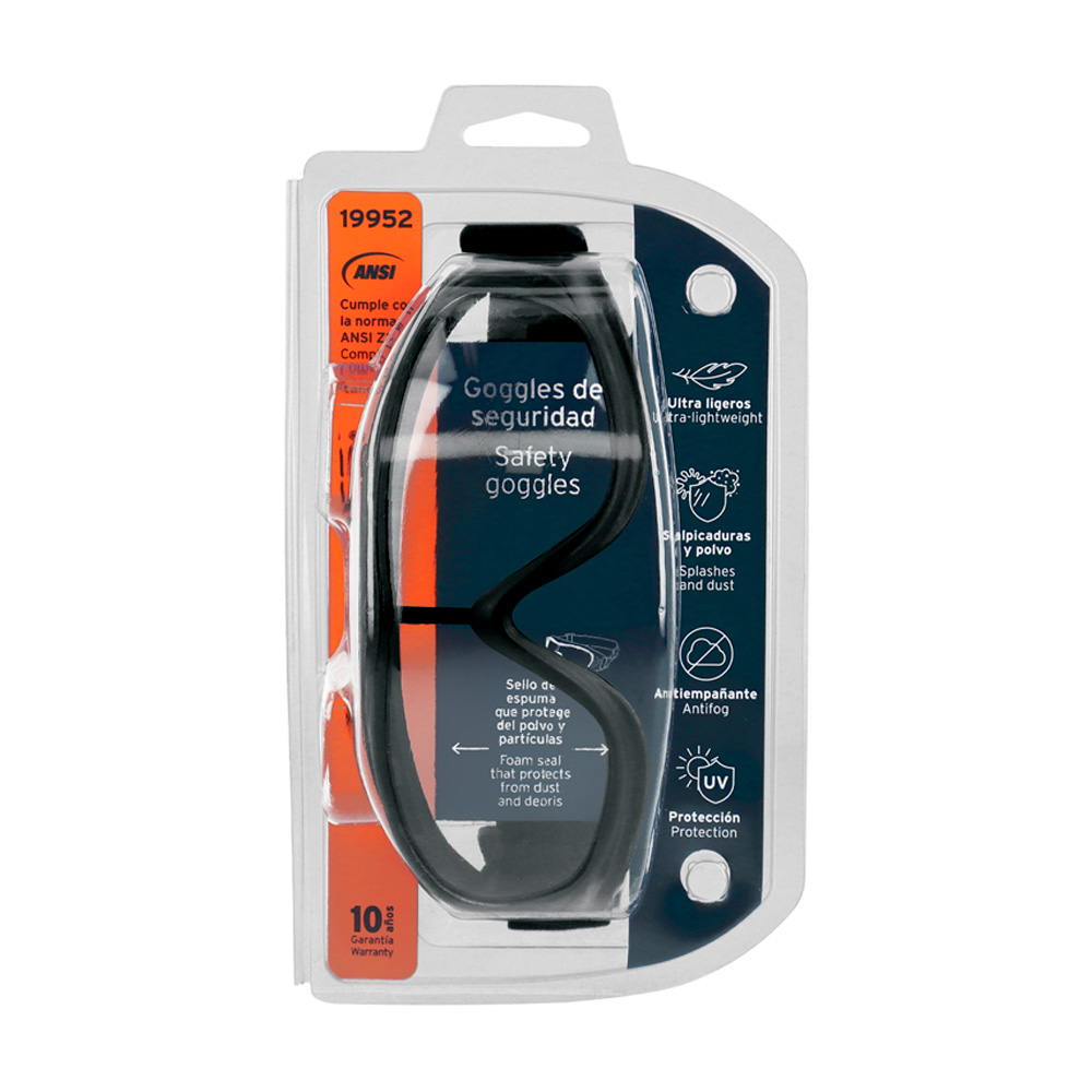 GOGGLES DE SEGURIDAD ULTRA LIGEROS ANTIEMPAÑO TRUPER - 4