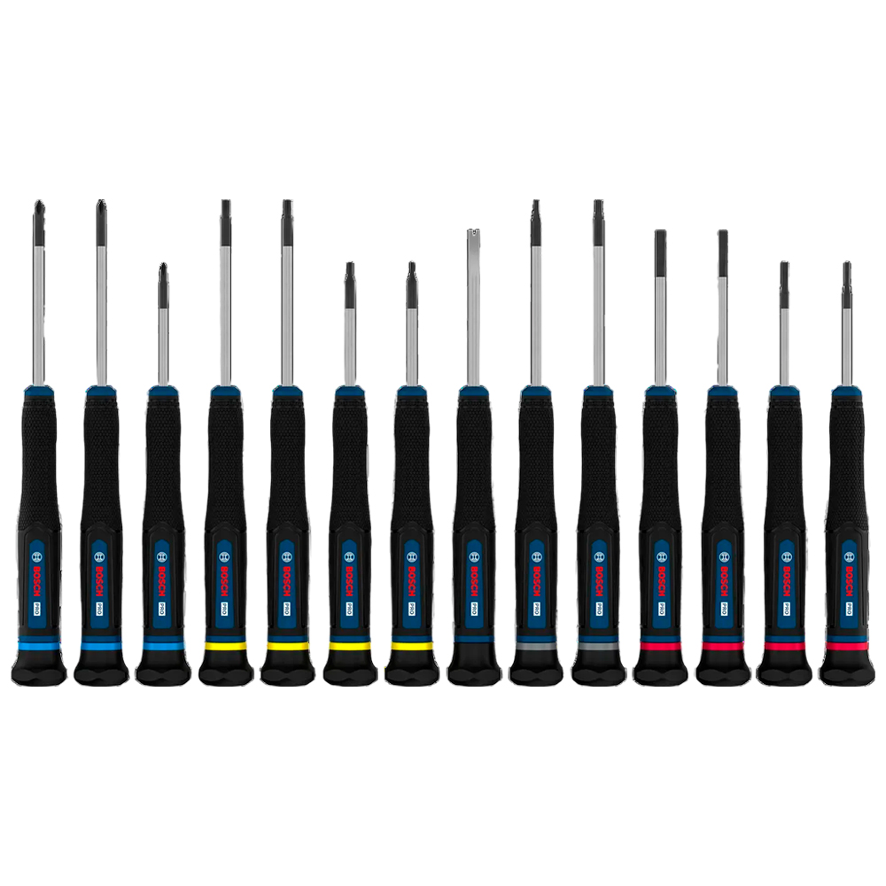 JUEGO DESTORNILLADOR PRO BOSCH PH/SL/TX/TH/H 14PZ 1600A039PN - 1