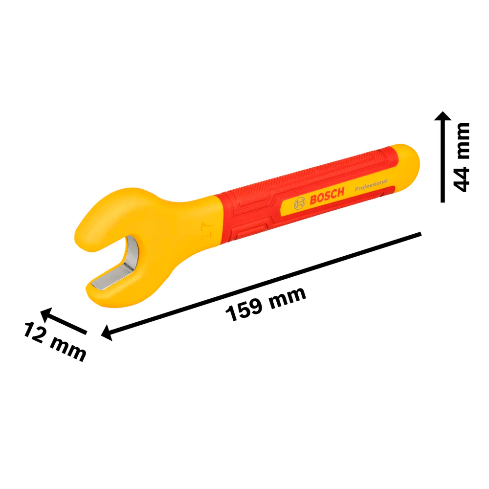 LLAVE FIJA VDE BOSCH 17 MM 1600A02NF2 - 2