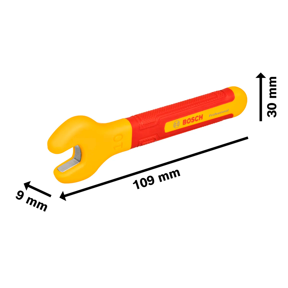 LLAVE FIJA VDE BOSCH 10 MM 1600A02NF0 - 2