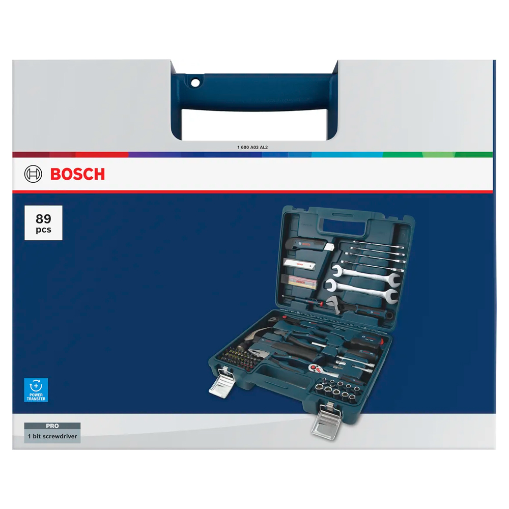 SET DE HERRAMIENTAS MANUALES BOSCH X 89 PZ 1600A03AL2 - 2