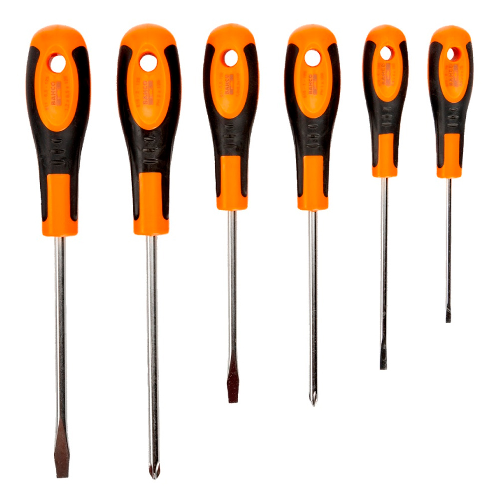 SET DESTORNILLADORES PLANO/PHILLIPS 6P BAHCO 606-6 - 1