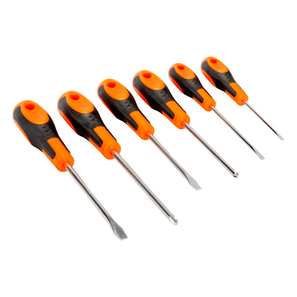 SET DESTORNILLADORES PLANO/PHILLIPS 6P BAHCO 606-6 - 2
