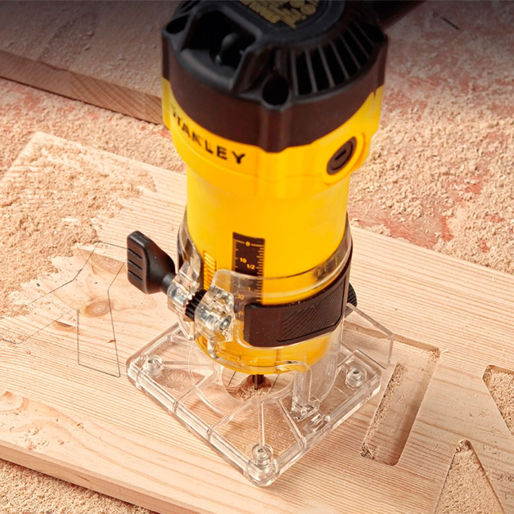 FRESADORA RUTEADORA DE PALMA STANLEY ST55-B2 1/4' 550W - 4