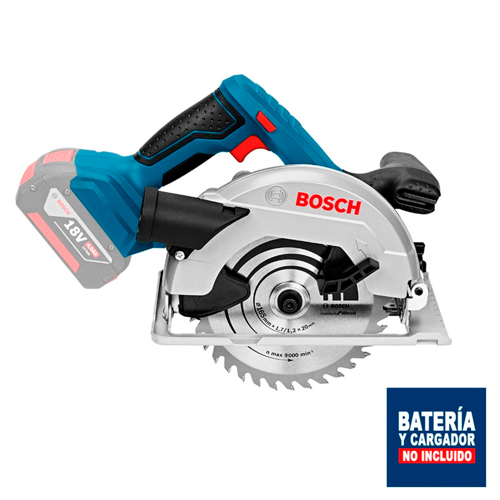 TALADRO ATORNILLADOR BOSCH GSR 185-LI +SIERRA GKS 185 + 2BAT - 5