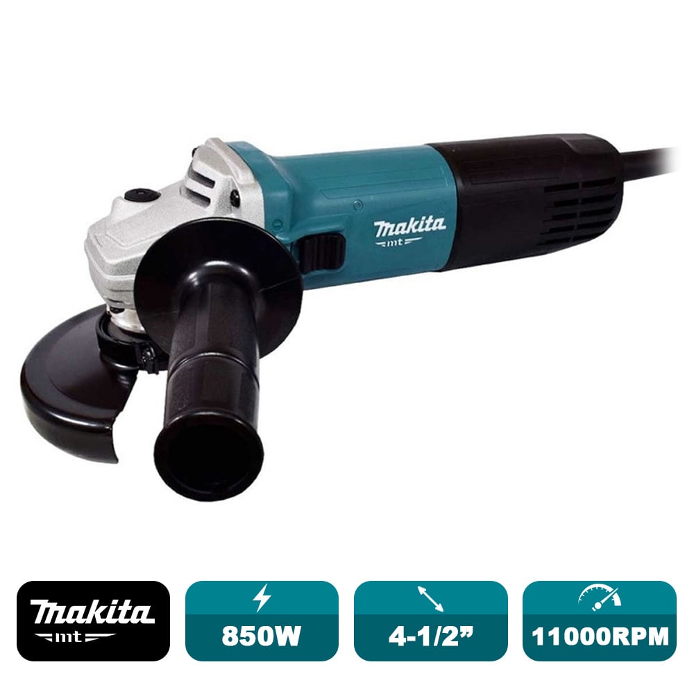 AMOLADORA ANGULAR MAKITA MT M9510B 4 1/2' 850W PROFESIONAL - 2