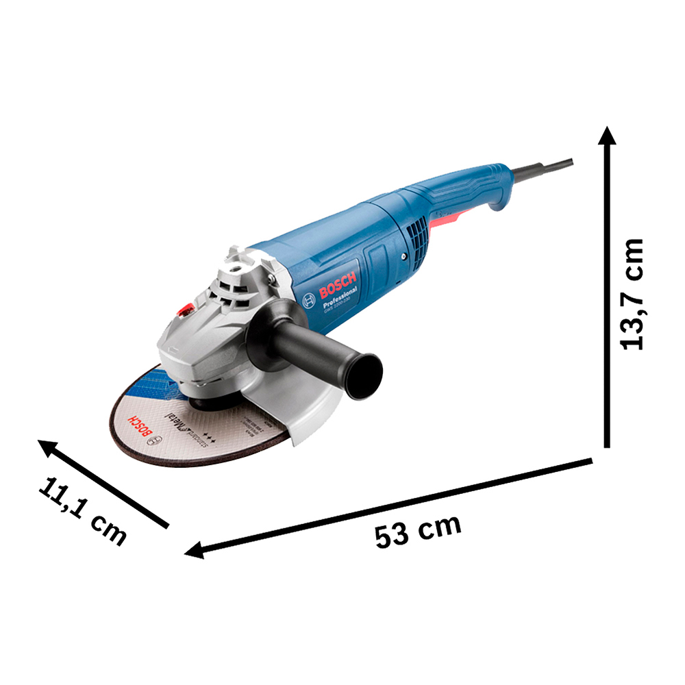 COMBO AMOLADORA BOSCH GWS 2200-230 + GWS 700 - 2