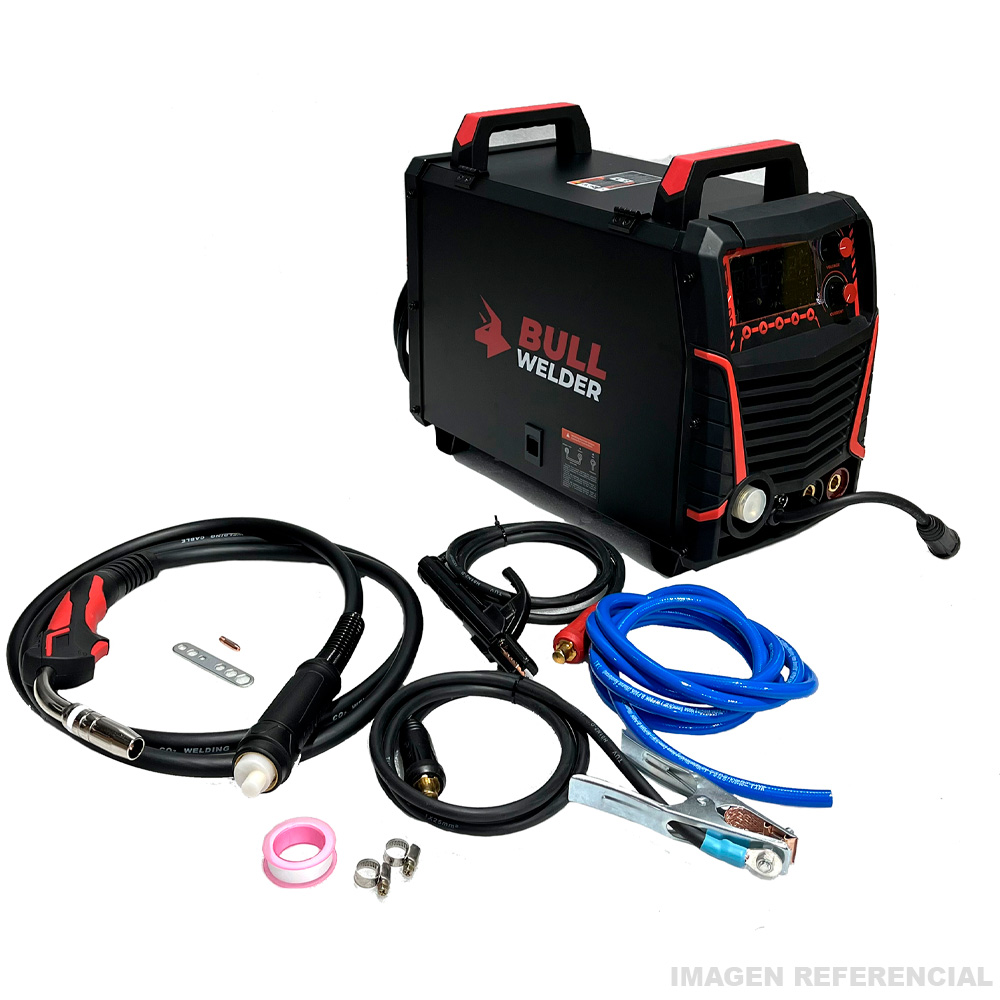 SOLDADORA INVERTER BULL WELDER 4EN1 MIG-MMA-TIG LIFT 225A - 2
