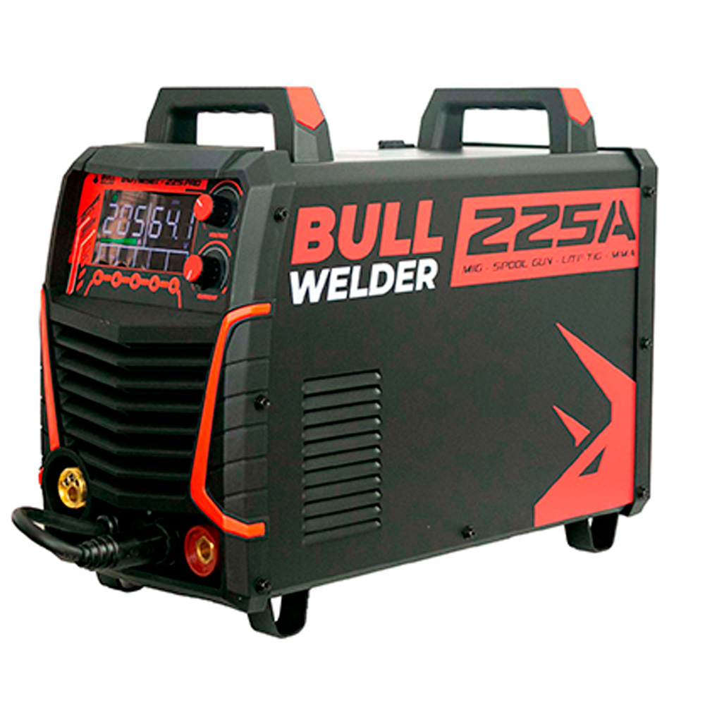 SOLDADORA INVERTER BULL WELDER 4EN1 MIG-MMA-TIG LIFT 225A - 4
