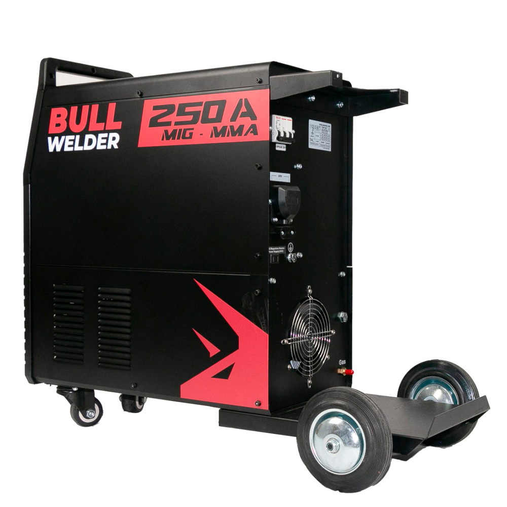 SOLDADORA INVERTER BULL WELDER MIG-MMA-SPOOL GUN 250A - 3