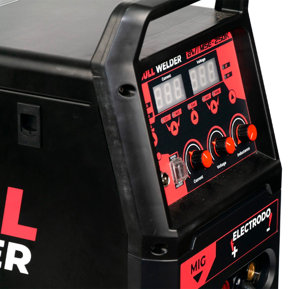 SOLDADORA INVERTER BULL WELDER MIG-MMA-SPOOL GUN 250A - 4