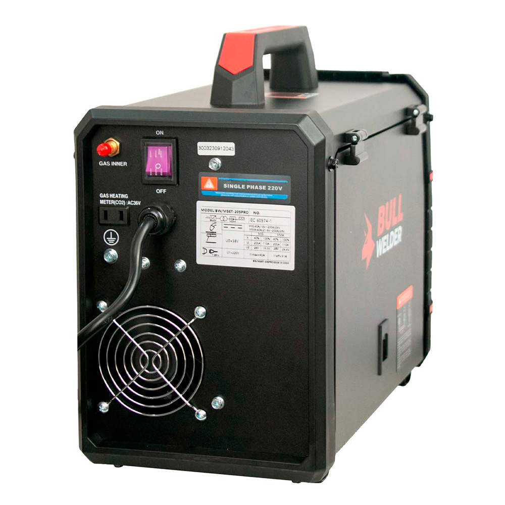 SOLDADORA INVERTER MIG-MMA TIG LIFT- 200 AMP BULL WELDER - 4