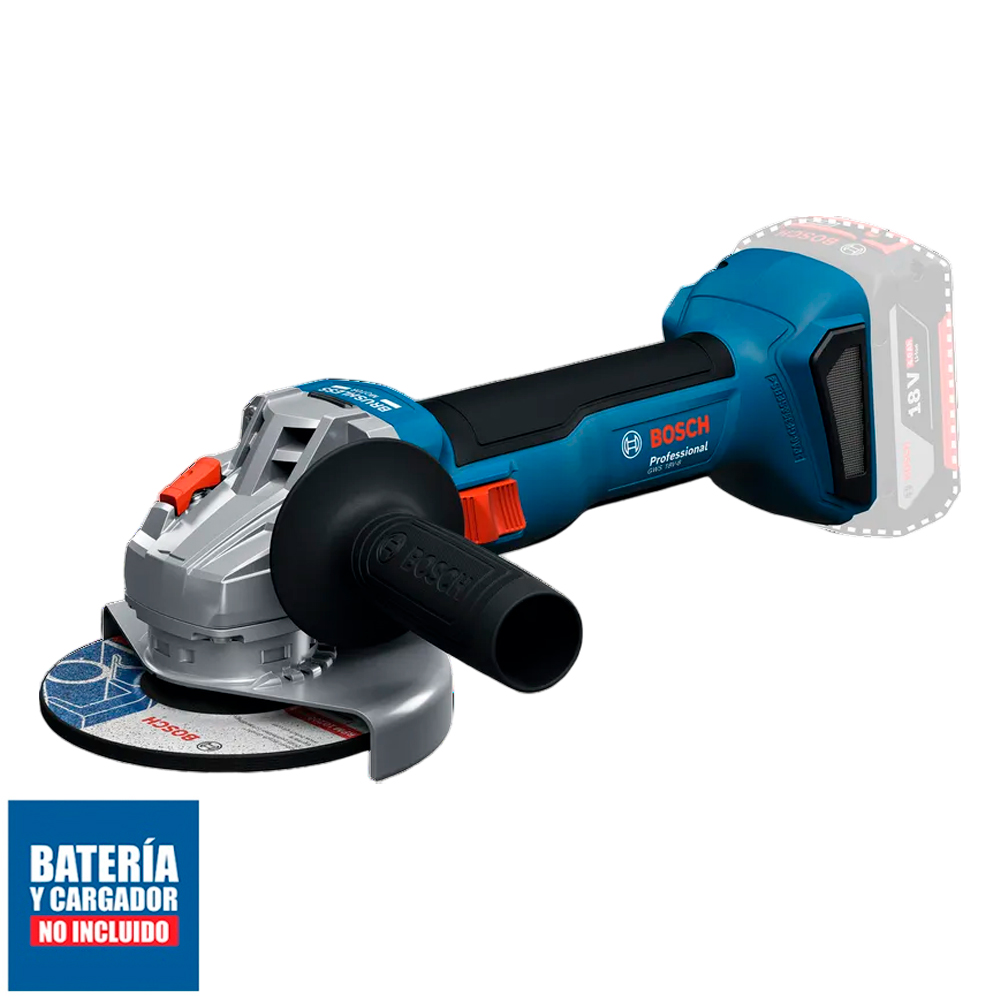 AMOLADORA ACCU BOSCH GWS 18V-8 SIN BATERÍA - 1