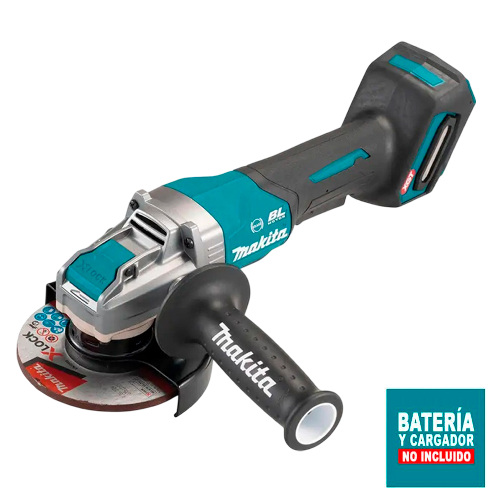 ESMERIL ANGULAR 4 1/2 MAKITA 40VMAX BL SIN BATERÍA GA046GZ01 - 1