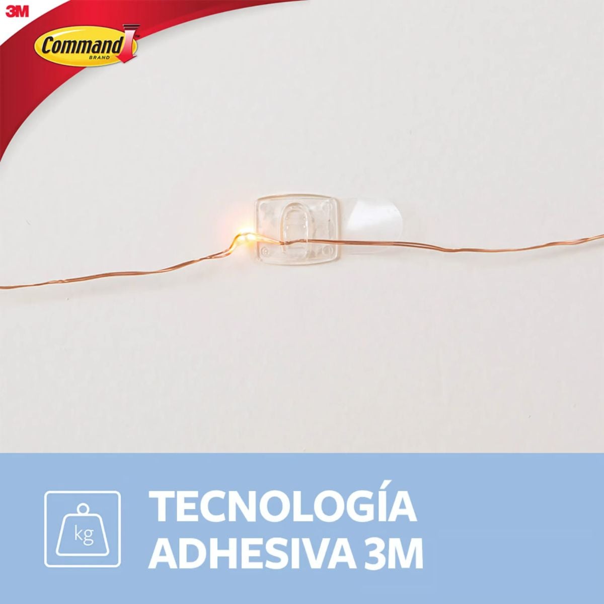 PACK X3 GANCHOS COMMAND DECORATIVOS CLEAR 17026 - 2