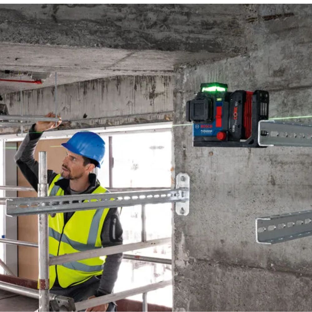 NIVEL LÁSER BOSCH GLL 18V-120-33 CG PROFESIONAL 3×360° VERDE 18V - 4