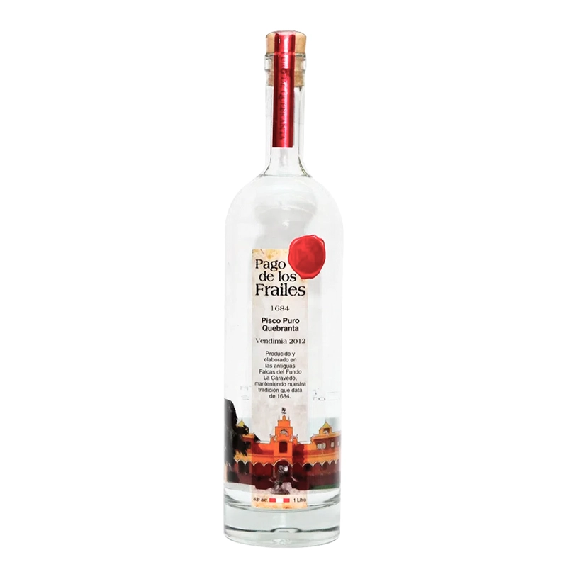 PISCO PURO PAGO DE LOS FRAILES QUEBRANTA 1L - 1