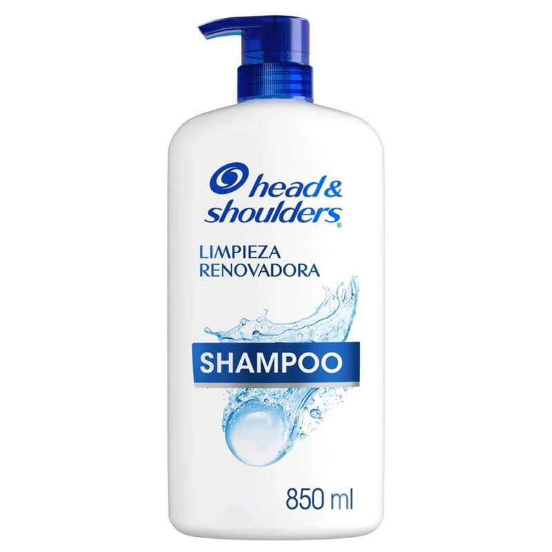 SHAMPOO HEAD Y SHOULDERS LIMPIEZA RENOVADORA 850 ML - 1