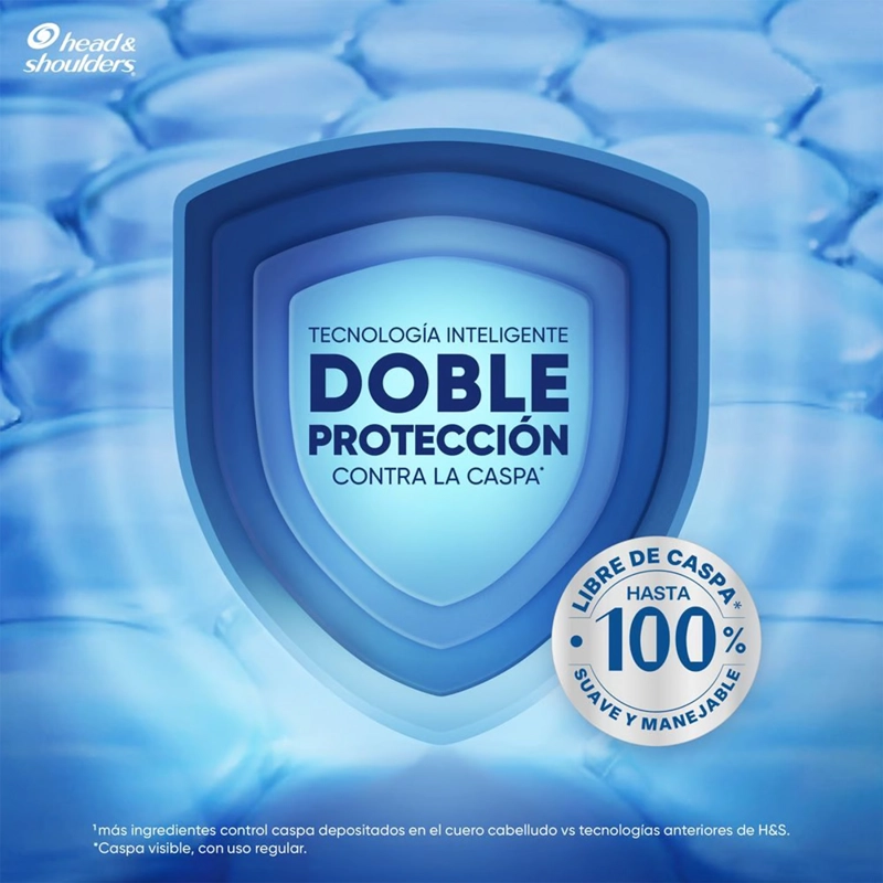SHAMPOO HEAD Y SHOULDERS LIMPIEZA RENOVADORA 850 ML - 2